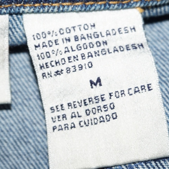 Vintage 80s Denim Oversized Trucker Jean Jacket - Picture 5 of 7